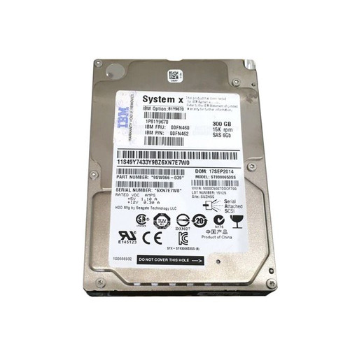 EMC 00146GB 15000RPM Fibre Channel 4Gb/s 16MB Cache 3.5-Inch Hard Drive with Tray - Compatible with Servers