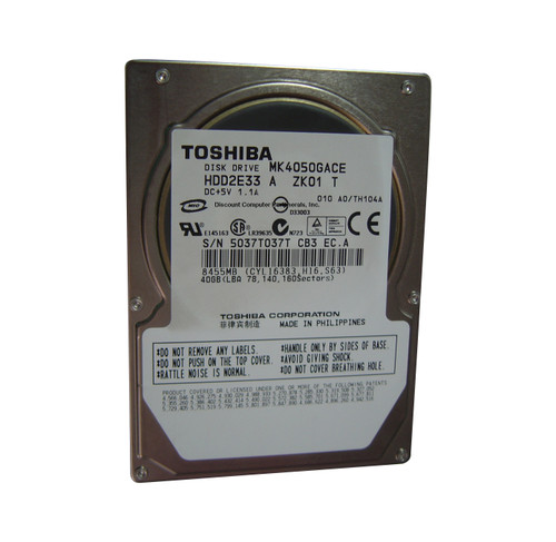 HDD2E33 - TOSHIBA 40GB 4200RPM IDE 2.5" HDD