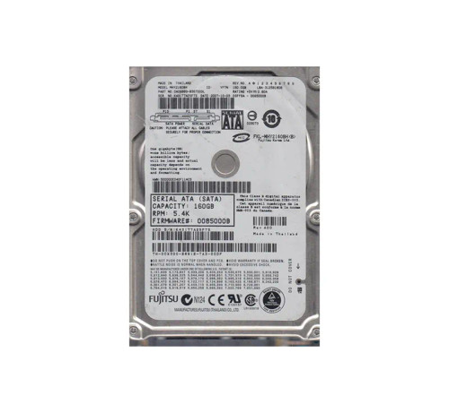 CA06889-B38700DL - Fujitsu 160GB 5400RPM SATA 8MB 2.5" HDD