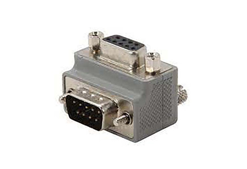 StarTech Right Angle DB9 to DB9 Serial Cable Adapter Type 2 M/F for GC99MFRA2 - server rack compatible
