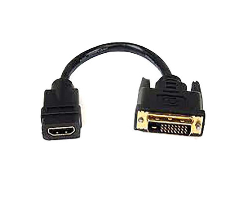 HDDVIFM8IN - StarTech 8-Inch HDMI to DVI-D Video Cable Adapter HDMI Female to DVI Mal