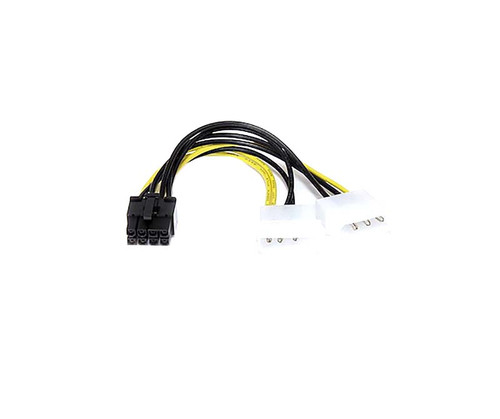 LP4PCIEX8ADP - StarTech 6in LP4 to 8 Pin PCI Express Video Card Power Cable Adapter