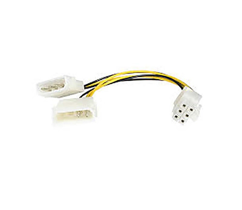 LP4PCIEXADAP - StarTech 6in LP4 to 6 Pin PCI Express Video Card Power Cable Adapter