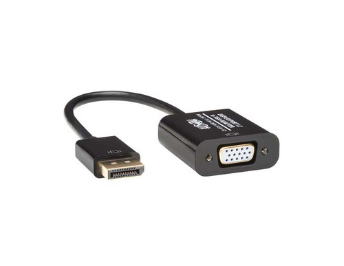 P134-06N-VGA - Tripp Lite 6in DisplayPort to VGA Active Cable Adapter, 1920x1200/1080p M/F