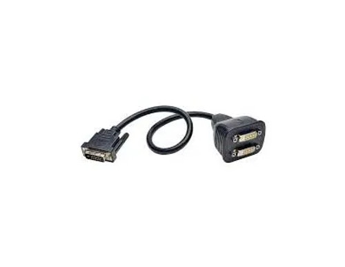 Tripp Lite DVI Y Splitter Cable 0.31m for Digital Monitors DVI-D M to 2x F - Compatible with Digital Monitors