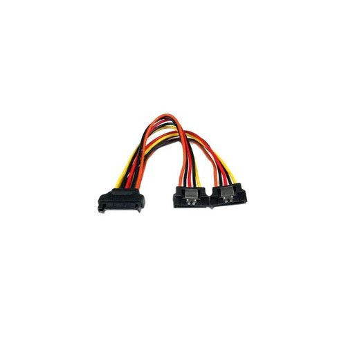 PYO2LSATA - StarTech 6-Inch Latching SATA Power Splitter Cable Adapter M/F