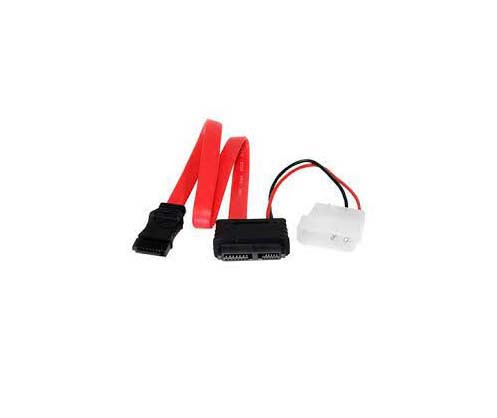 SLSATAF12 - StarTech 12in Slimline SATA to SATA LP4 Cable