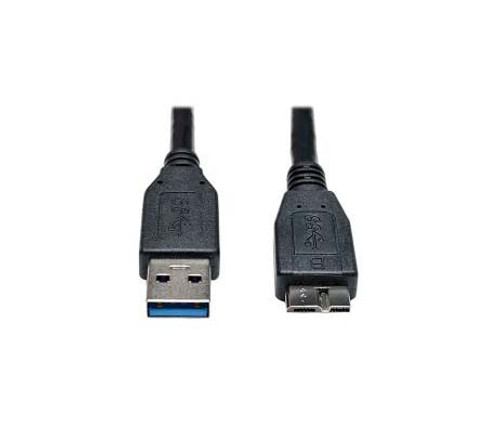 U326-003-BK - Tripp Lite 0.91m USB 3.0 SuperSpeed Device Cable A to Micro-B M/M Black