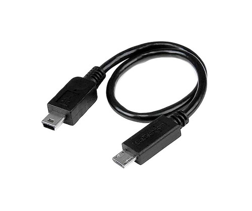 UMUSBOTG8IN - StarTech 8in USB OTG Micro USB to Mini USB Cable
