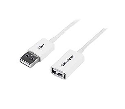 USBEXTPAA2MW - StarTech 2m White USB 2.0 Extension Cable A to A M/F