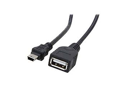 USBMUSBFM1 - StarTech 1ft Mini USB 2.0 Cable USB A to Mini B F/M