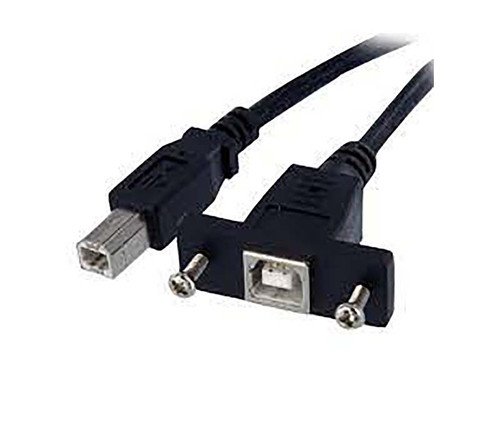 USBPNLBFBM1 - StarTech 1ft Panel Mount USB Cable B to B F/M
