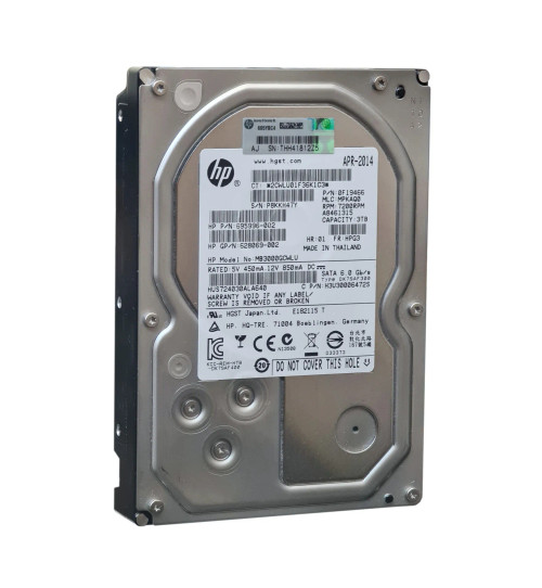 695996-002 - HP 3TB 7200RPM SATA 6Gb/s 3.5" Hot-Swap HDD