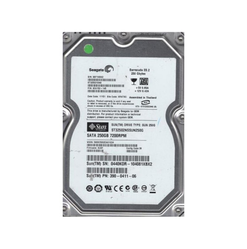 9CA152-145 - Seagate BarraCuda ES.2 Series 250GB 7200RPM SATA 3Gb/s 32MB Cache CE 3.5-Inch Hard Drive