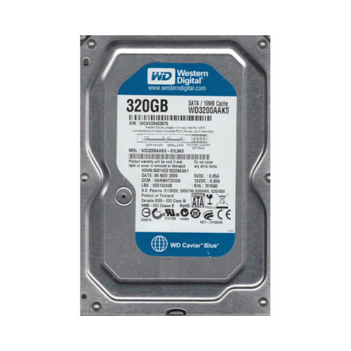 WD3200AAKS-61L9A0 - Western Digital 320GB 7200RPM SATA 3Gb/s 3.5" HDD