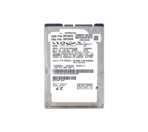 39T2648 - IBM 100GB 7200RPM SATA 1.5Gb/s 2.5" HDD