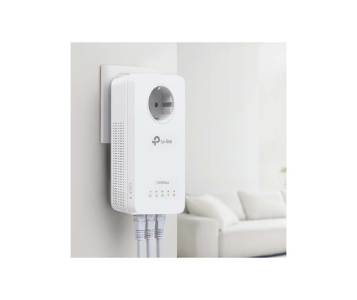 TL-WPA8630P - TP-Link AV1300 3-Port Gigabit Passthrough Powerline Adapter