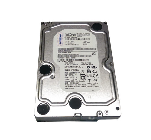 4XB0F28665 - Lenovo 1TB 7200RPM SATA 6Gb/s 3.5" HDD