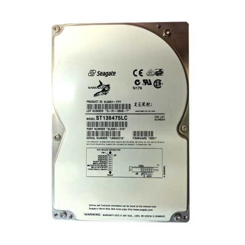 9L3001-010 - Seagate 36.4GB 7200RPM Ultra2 SCSI 80-Pin 3.5" HDD