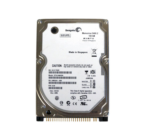 ST9100823A - Seagate Momentus 5400.2 Series 100GB 5400RPM IDE Ultra ATA/100 ATA-6 8MB Cache RoHS 2.5-Inch Hard Drive