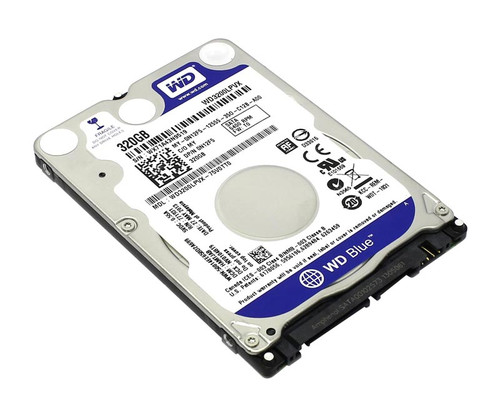 WD3200LPVX-08V0TT2 - Western Digital Blue 320GB 5400RPM SATA 6Gb/s 8MB Cache RoHS 2.5-Inch Hard Drive