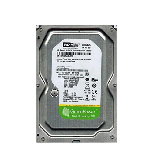 WD10EURX-63FH1Y0 - Western Digital 1TB 5400RPM SATA 6Gb/s 3.5" HDD