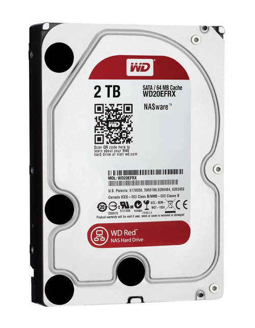 WD20EFRX-B2 - Western Digital 2TB 5400RPM SATA 6Gb/s 64MB 3.5" NAS HDD