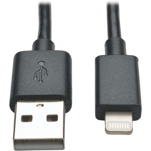 M100-10N-BK - TRIPP LITE 10ft USB Lightning Sync Charge Cable Black