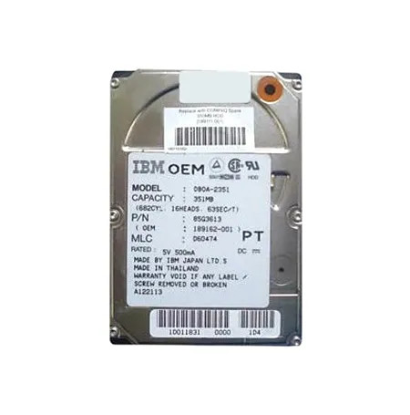 DBOA-2351 - IBM 351MB 4000RPM IDE/ATA 2.5" HDD