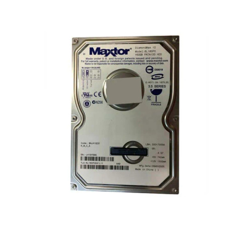 6L160P0041L11 - Maxtor 160GB 7200RPM ATA-133 8MB 3.5" HDD