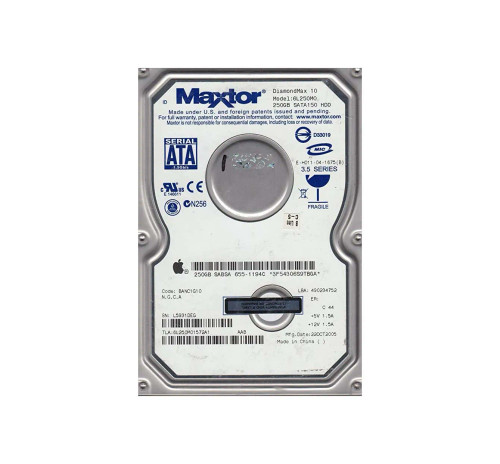 6L250M0-1572A1 - Maxtor 250GB 7200RPM SATA 3.5" HDD
