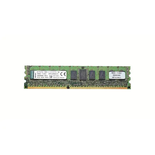 KVR13LR9S4K4/16I - Kingston 16GB Kit 4 X 4GB DDR3-1333MHz PC3-10600 ECC Registered CL9 240-Pin DIMM 1.35V Low Voltage Single Rank x4 Memory