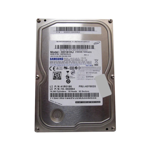 42T1084 - Lenovo 160GB 5400RPM SATA 2.5" HDD