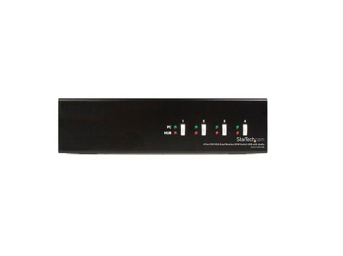 SV431DDUSB - StarTech 4-Port DVI VGA Dual Monitor USB KVM Switch