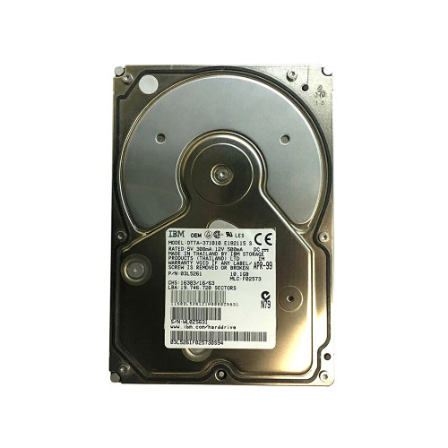 DTTA-371010 - IBM 10.1GB 7200RPM IDE 3.5" HDD