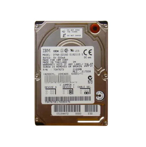 73H7673 - IBM 2.1GB 4000RPM IDE/ATA 2.5" HDD