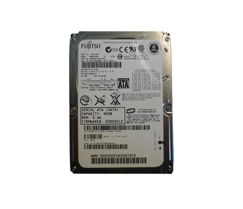 CA06820-B30000DL - Fujitsu 40GB 5400RPM SATA 8MB 2.5" HDD