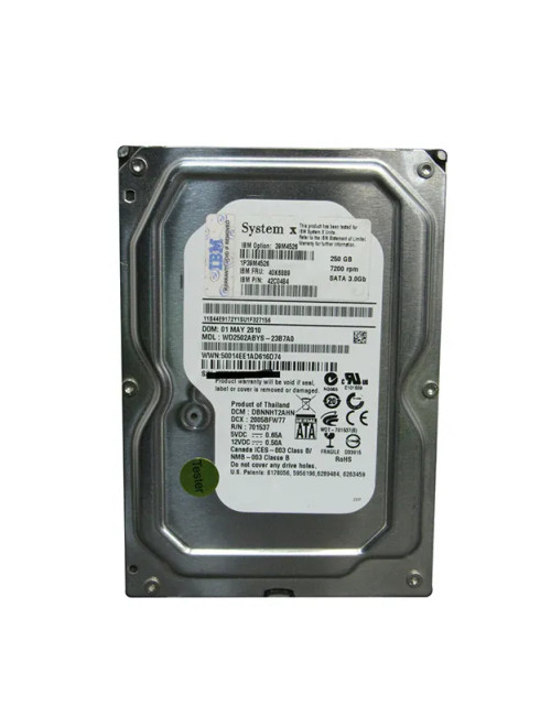 WD2502ABYS-23B7A0 - WESTERN DIGITAL 250GB 7200RPM SATA 3Gb/s HDD