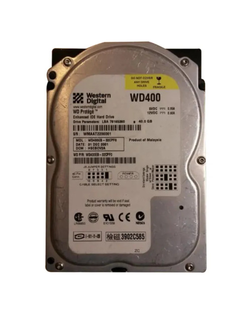 WD400EB-32CPF0 - Western Digital 40GB 5400RPM EIDE 2MB 3.5" HDD