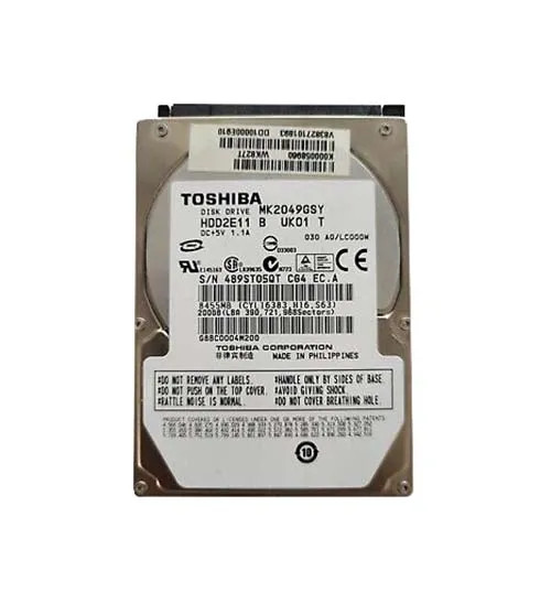 HDD2E11S - TOSHIBA 200GB 7200RPM SATA 16MB 2.5" HDD