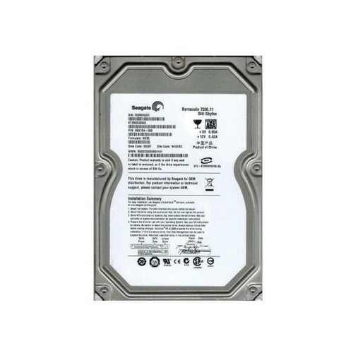 98X154-568 - Seagate 500GB 7200RPM SATA 3Gb/s 32MB Cache 3.5-Inch Hard Drive