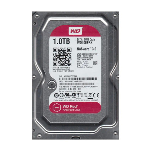 WD10EFRX-68PJCN0 - Western Digital 1TB 5400RPM SATA 6Gb/s 64MB 3.5" NAS HDD