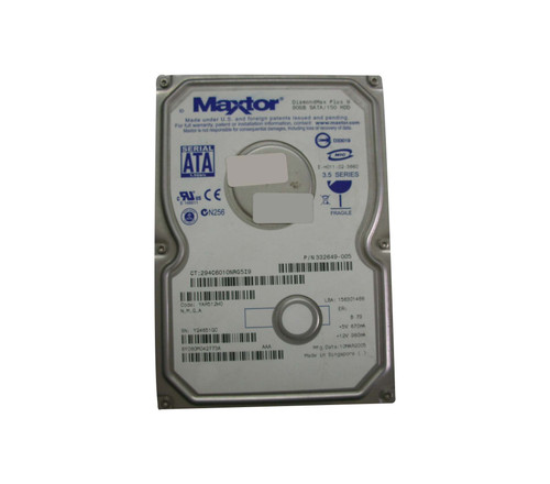 6Y080M042773A - Maxtor 80GB 7200RPM SATA 8MB 3.5" HDD