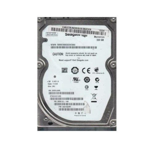 ST9320310AS - Seagate 320GB 5400RPM SATA 3Gb/s 2.5" HDD