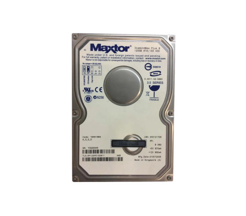6Y120P0-132811 - Maxtor 120GB 7200RPM IDE ATA/133 8MB 3.5" HDD