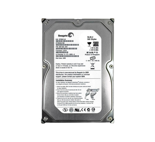 9BF138-501 - Seagate NL35.2 Series 500GB 7200RPM SATA 3Gb/s 8MB Cache CE 3.5-Inch Hard Drive