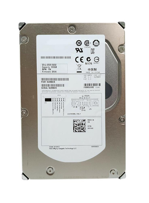 HY940 - Dell 300GB 15000RPM Ultra320 SCSI 3.5" Hot-Plug HDD
