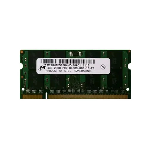 MT16HTF51264HZ-800C1 - MICRON 4GB DDR2-800MHz PC2-6400 200-Pin SoDimm Memory