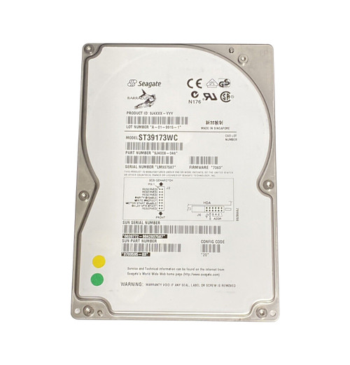 9J4008-046 - Seagate BarraCuda 9.1GB 7200RPM Wide Ultra SCSI 512KB Cache CE 80-Pin 3.5-Inch Hard Drive