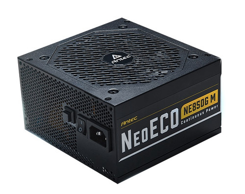 NE850GM - Antec 850-Watts 100-240V AC 10A 50-60Hz 24-Pin ATX 80-Plus Gold Modular Power Supply